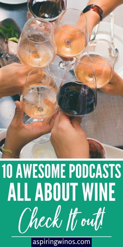 Looking to learn more about wine? Here are ten different #podcasts about #wine to check out. From wine tasting tips to studying to be a #sommelier, they'll keep you plugged in to the world of wine. Podcasts for winos.