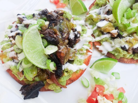 Mushroom Dishes to Pair with Pinot Noir - avocado and chipotle tostadas