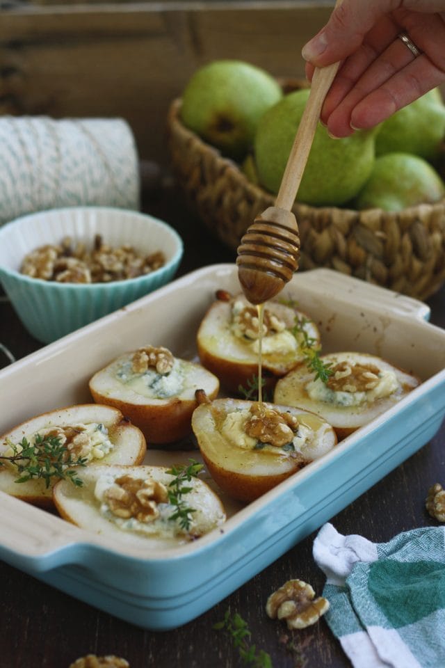 Baked Pears with Honey