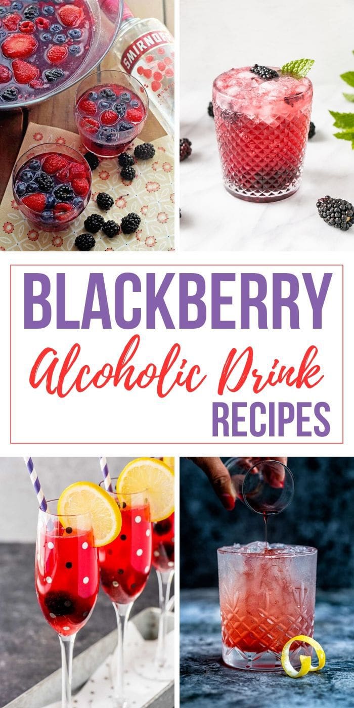 20 Blackberry Alcoholic Drinks | Fruity Cocktails Made with Real Fruit | Cocktails Made with Blackberries | Fruit Cocktails with Blackberries | Fruit and Alcohol | #blackberries #fruitcocktails #cocktails #recipe