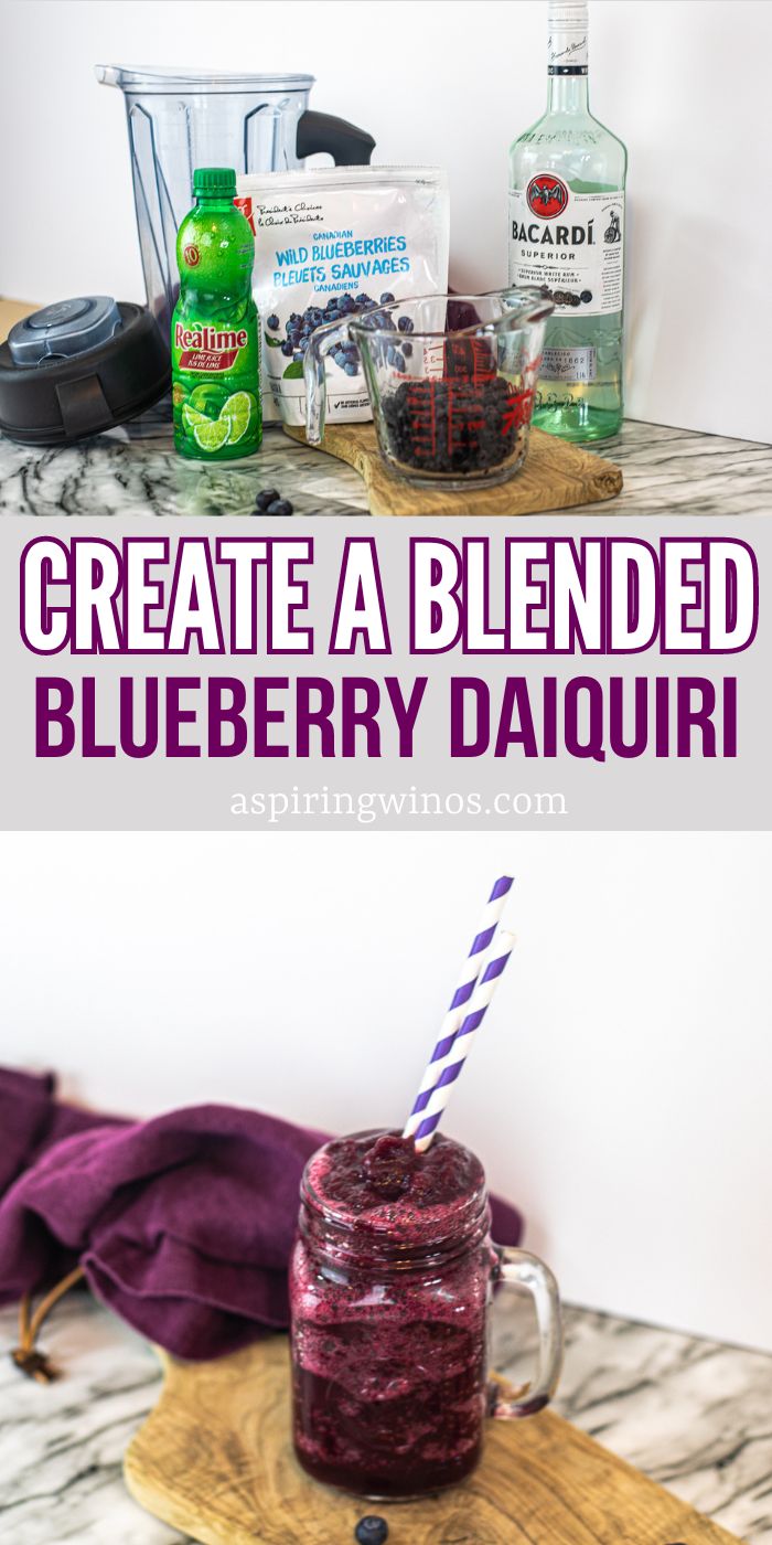How to Create a Refreshing Blended Blueberry Daiquiri at Home ...