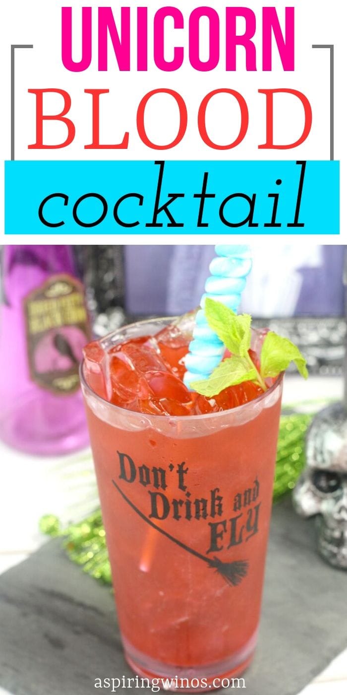 Unicorn Blood Cocktail Party Drink | Mixed Drink for a Party | Tequila Cocktails | Sweet Alcoholic Beverages | Cocktails that are Sweet | Cocktails that Will Mess You Up | #partydrink #cocktail #tequila #party