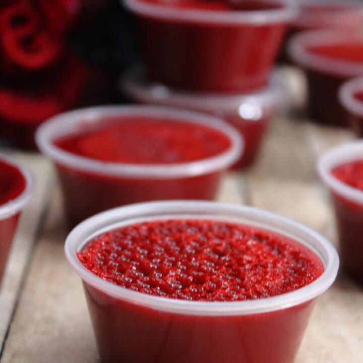 Blood Jello Shots