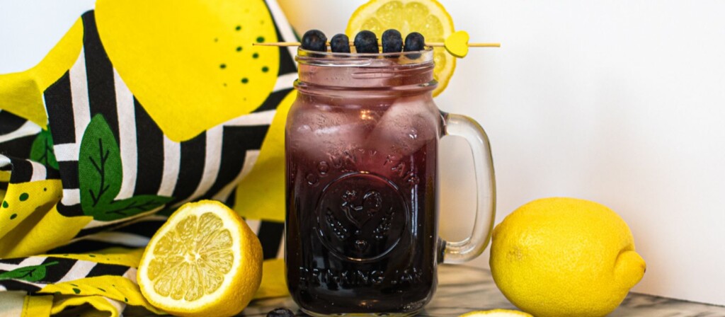 Amazing Blueberry Lemonade Spritzer Cocktail