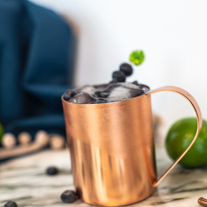 Blueberry Mule Cocktail 
