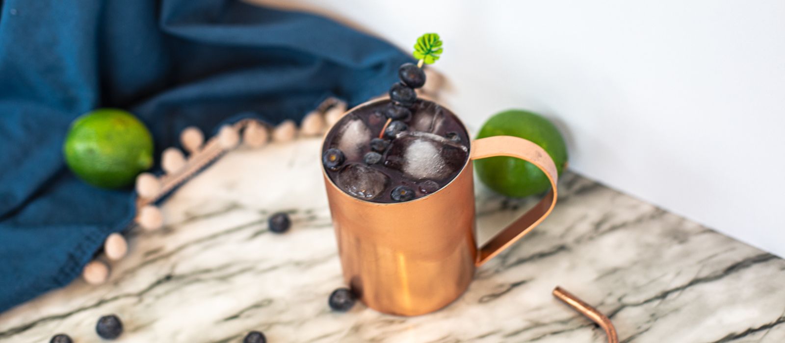 Blueberry Mule Cocktail