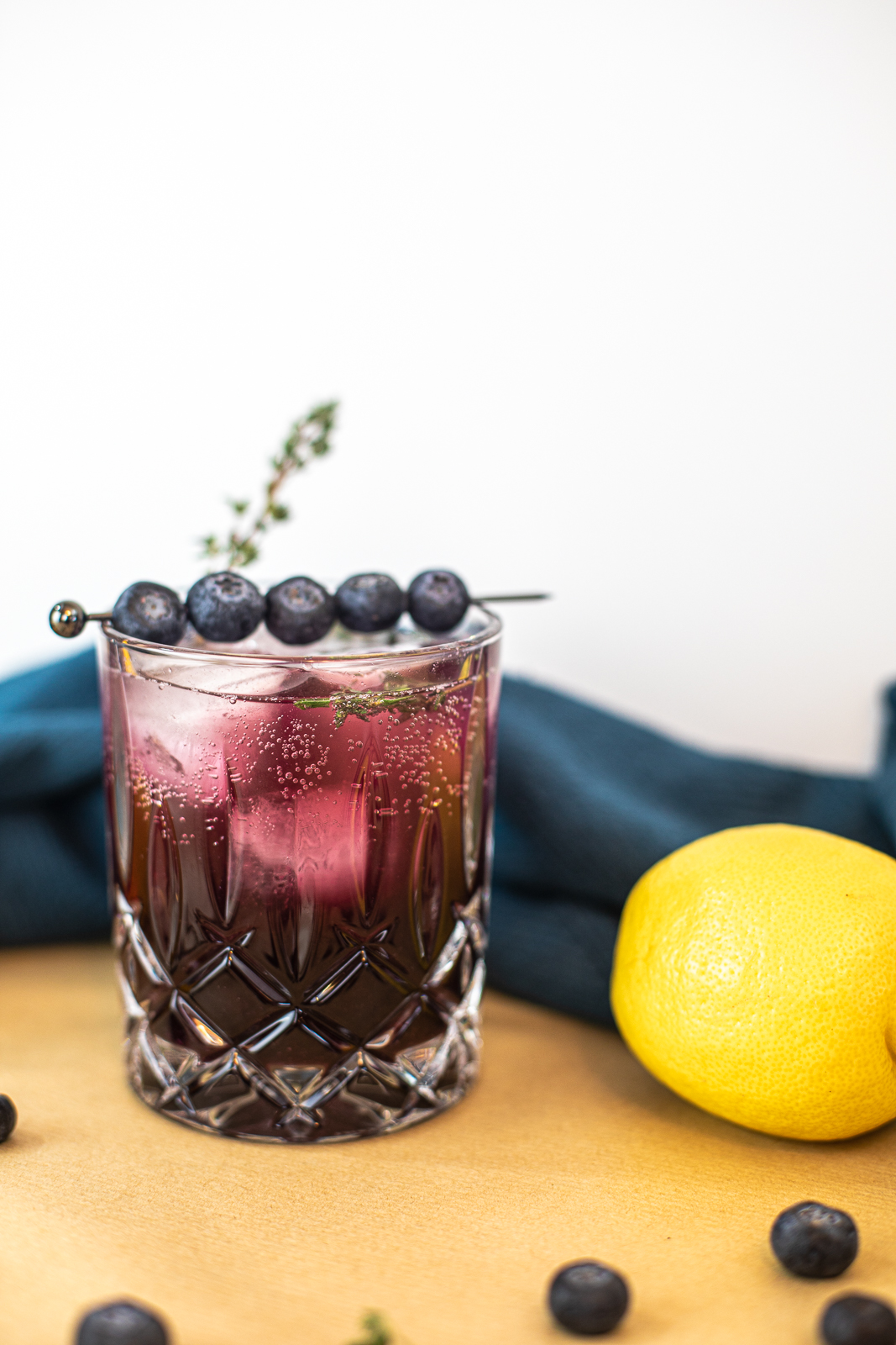 Blueberry Thyme Cocktail