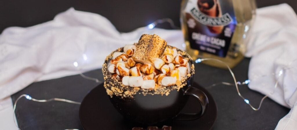 Boozy S’Mores Hot Chocolate