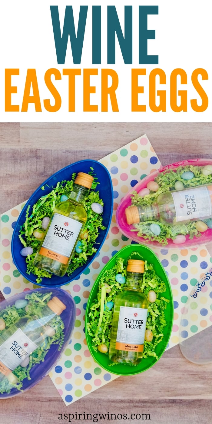 Adult Easter Eggs | A Fun Gift for Family and Friends. Use these when you plan your next adult #Easter egg hunt. They're the perfect gift for wine lovers and you will make all the parents on the block smile if you hide some of these! #easteregg #wine #adults