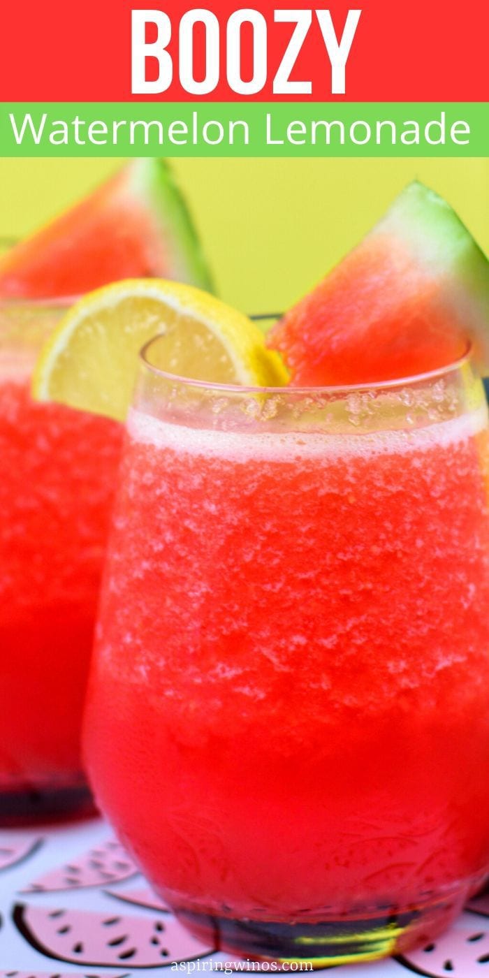 Boozy Watermelon Lemonade | Watermelon Coclktail | Spiked Lemonade | Spiked Lemonade for a Crowd | Summer Cocktails for a Crowd | Best Watermelon Lemonade | #summercocktail #spikedlemonade #cocktail