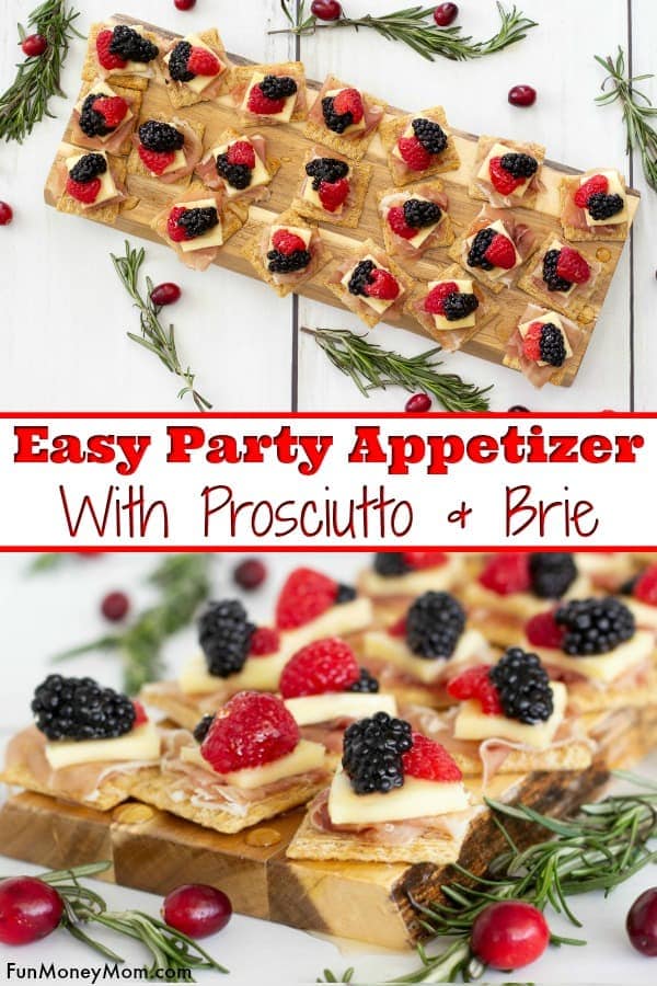 Brie and Prosciutto Appetizer with Fresh Berries