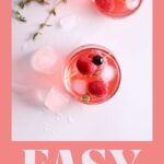 Canadian Victorian Raspberry Cocktail | Whiskey Cocktails | Maple Syrup Cocktails | Canadian Drinks | Raspberry Cocktail Recipes #CanadianVictorianRaspberryCocktail #MapleSyrupCocktails #WhiskeyCocktails #CanadianDrinks #RaspberryCocktails