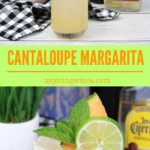 Cantaloupe Margarita | Summer Drink Ideas | Margarita Drink Recipes | Cantaloupe Drink Recipes | Tequila and Brandy Recipes #CantaloupeMargarita #SummerDrinks #MargaritaRecipes #Cantaloupe #Tequila #Brandy #TripleSec