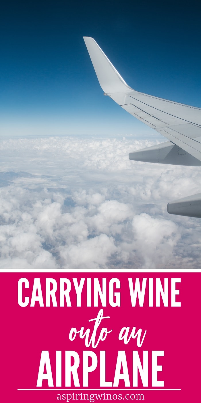 Do you need to know how to carry wine on an airplane? Here is the down and dirty on how to pack wine to take on a flight, as well as what you can and cannot do, according to the folks at the TSA. If you're planning your next #vacation to #napa or #winecountry, you'll want to get the details before you find out you can't bring your precious new #wine discovery home with you. #winetravel #airplanes #tsa #luggage