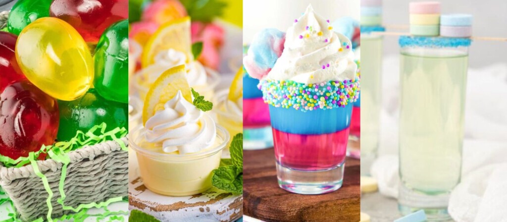 Celebrate Easter with Colorful and Delicious Jello Shots | Jello Shots Perfect for Easter | Easter jello shots | Colorful shots perfect for Spring and Easter | Spring Jello Shots | Delicious must try jello shot recipes #Easter #JelloShots #Recipes #EasterJelloShots #EasterRecipes #Colorful