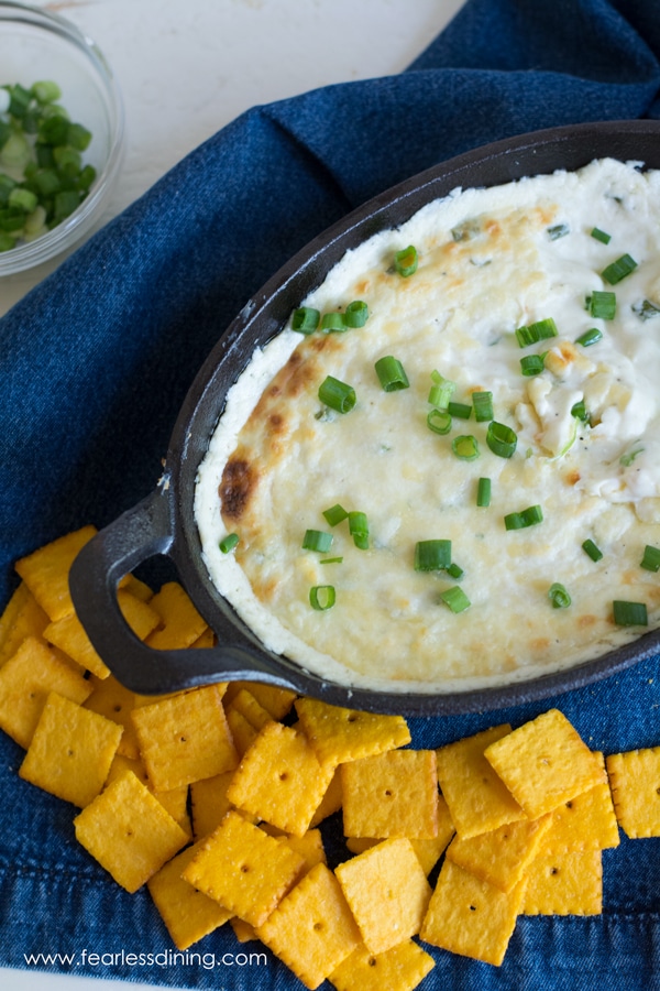 Warm Bacon Ranch Cheese Dip