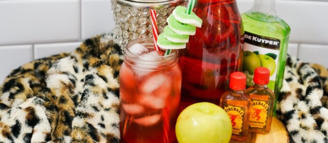 Cinnamon Cranberry Apple Cocktail