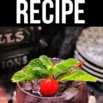 Black Widow Cocktail Recipe | Black Vodka Cocktail Recipe | Halloween Cocktail Recipes | Spooky Cocktails | Spiced Rum Cocktails #BlackWidowCocktailRecipe #BlackWidow #BlackVodka #SpicedRum #HalloweenCocktails #SpookyCocktails