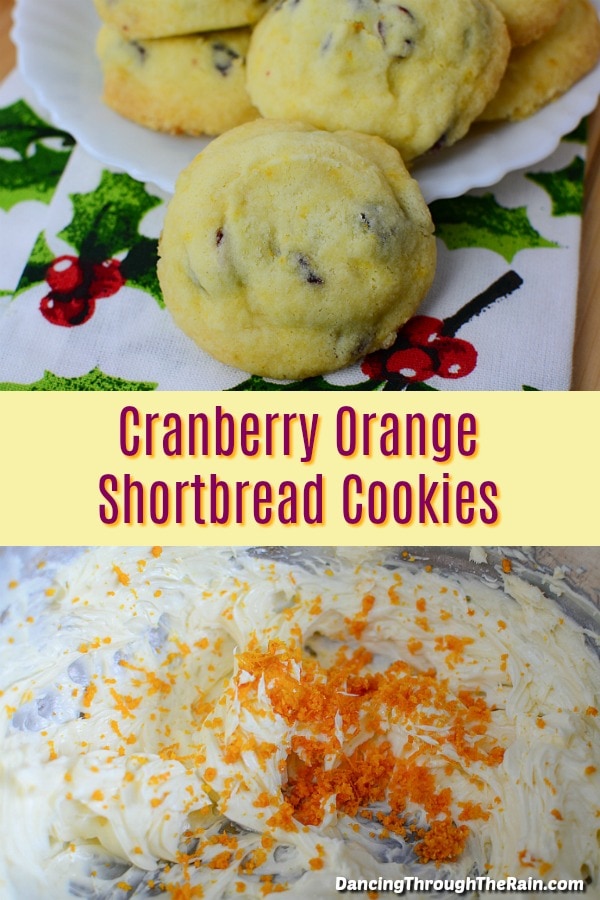 Cranberry Orange Shortbread