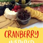 Cranberry Cheese Platter | Homemade Cheese Platter | How to Make a Cheese Platter | Ingredients for Wine and Cheese | What to make for Wine Night | #cheese #recipes #charcuterie #wine #platter