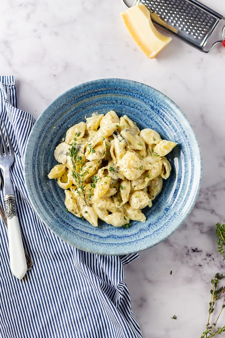 Mushroom Dishes to Pair with Pinot Noir - Mushroom Pasta with Thyme