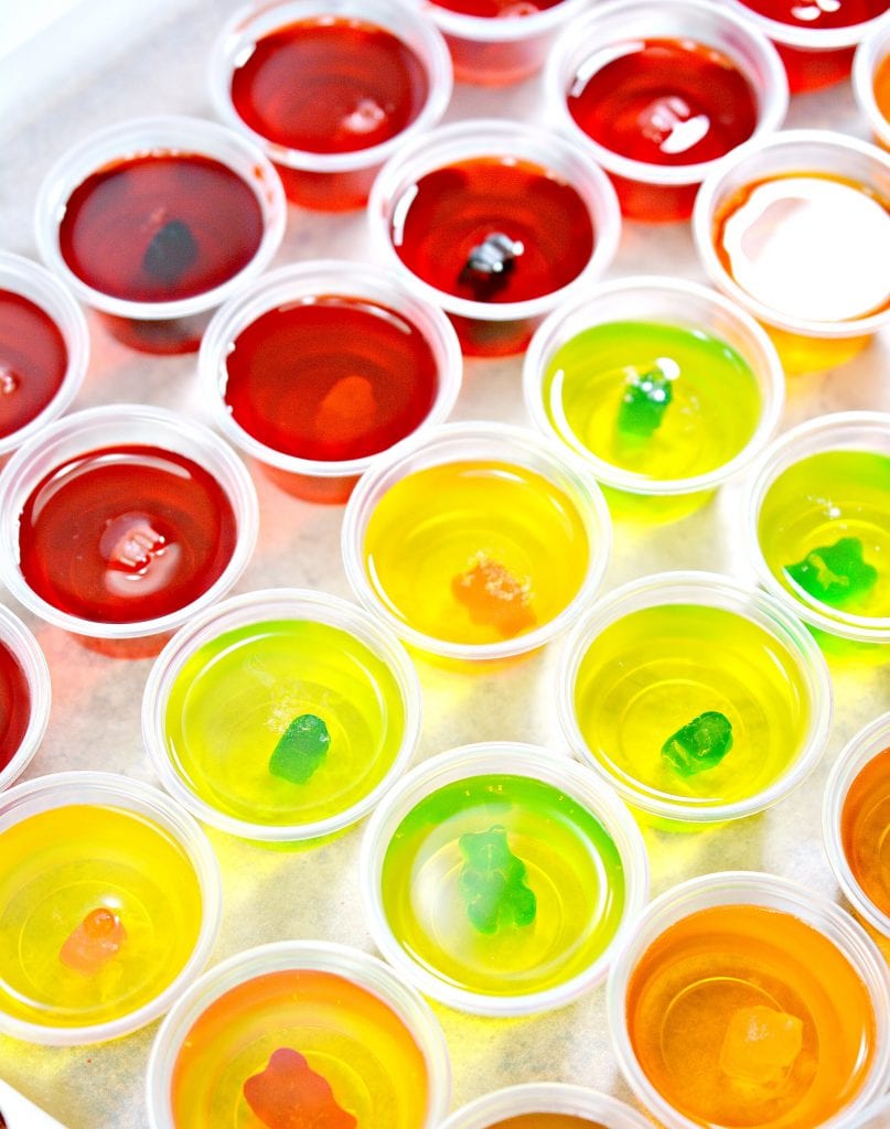 Keto Rummy Bear Jello Shots