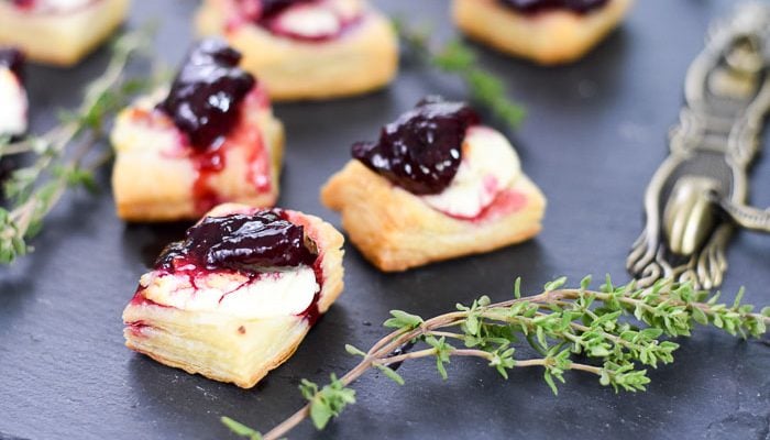 Goat Cheese and Cherry Appetizer Bites