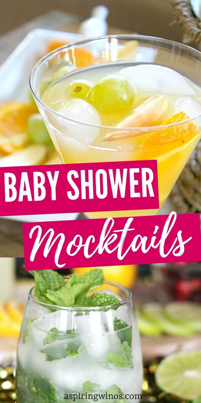baby shower mocktails