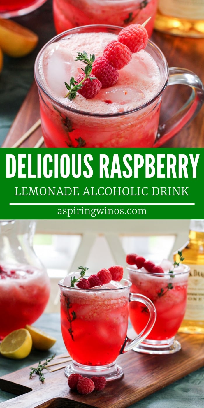 Raspberry Lemonade Cocktail | Spiked Lemonade Recipe | Peach Raspberry Lemonade | Boozy Lemonade | Lemonade Cocktails | #cocktails #lemonade #summer #partytime