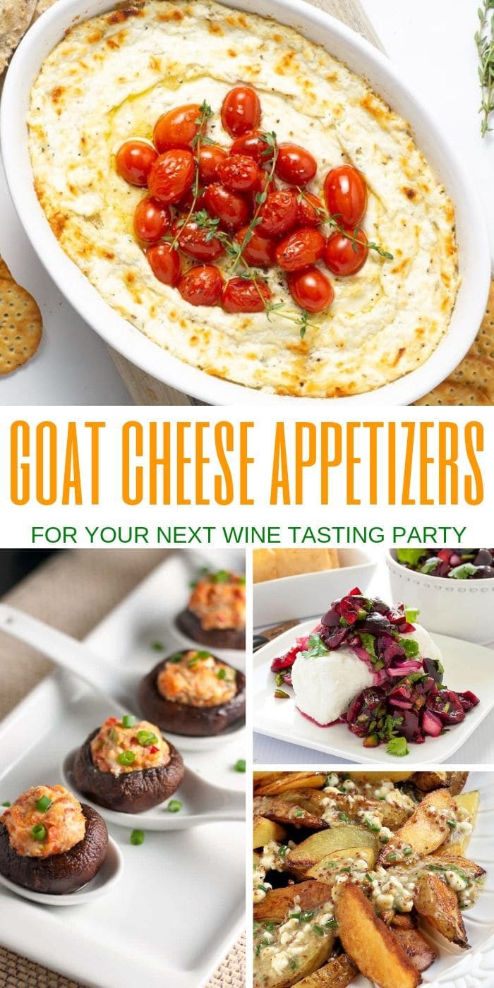 Drool Worthy Goat Cheese Appetizers for Your Next Wine Tasting Party | Goat Cheese Appetizers | Appetizers for Your Party | Best Appetizers with Goat Cheese | Wine Tasting Appetizers | Appetizers for Your Wine Party | #wine #appetizers #goatcheese 