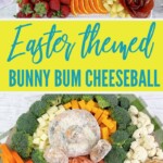 Bunny Butt Cheeseball Recipe & Charcuterie Board | Cheeseball Recipe | Easter Themed Foods | Party Food Ideas | Charcuterie Board Ideas #BunnyBumCheeseballRecipe #CharcuterieBoard #PartyFoods #EasterFoods #Cheeseball