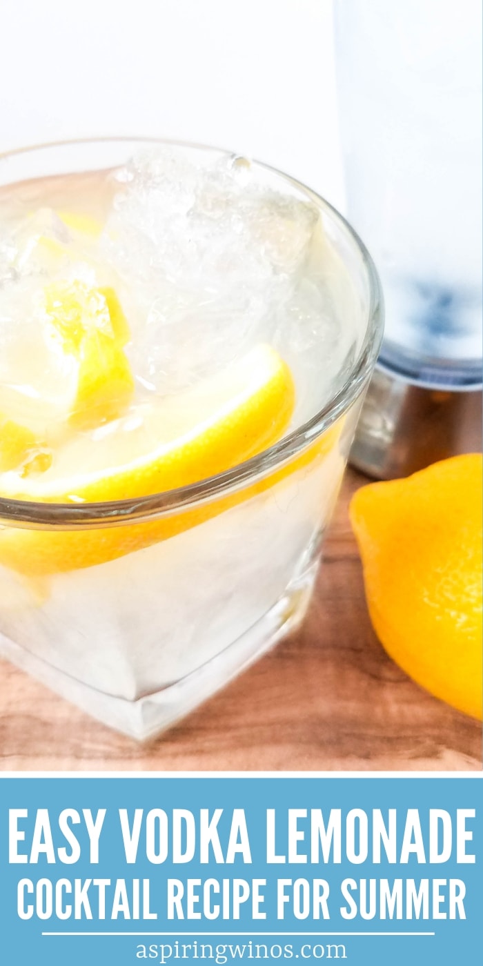 A Vodka Lemonade Cocktail is an easy backyard cocktail to sip on the patio |  Summer Drink | Vodka Cocktail | Best Vodka Cocktail | Easy Vodka Lemonade | Vodka Lemonade Recipe #cocktail #vodka #recipe #vodkalemonade