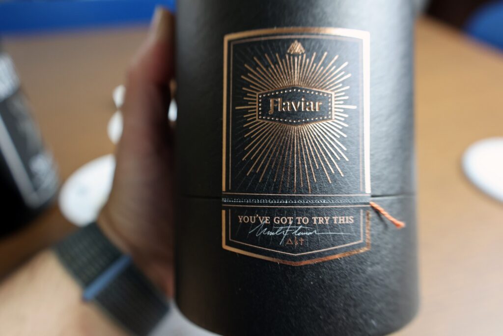 Flaviar whiskey tasting kit hands on experience.