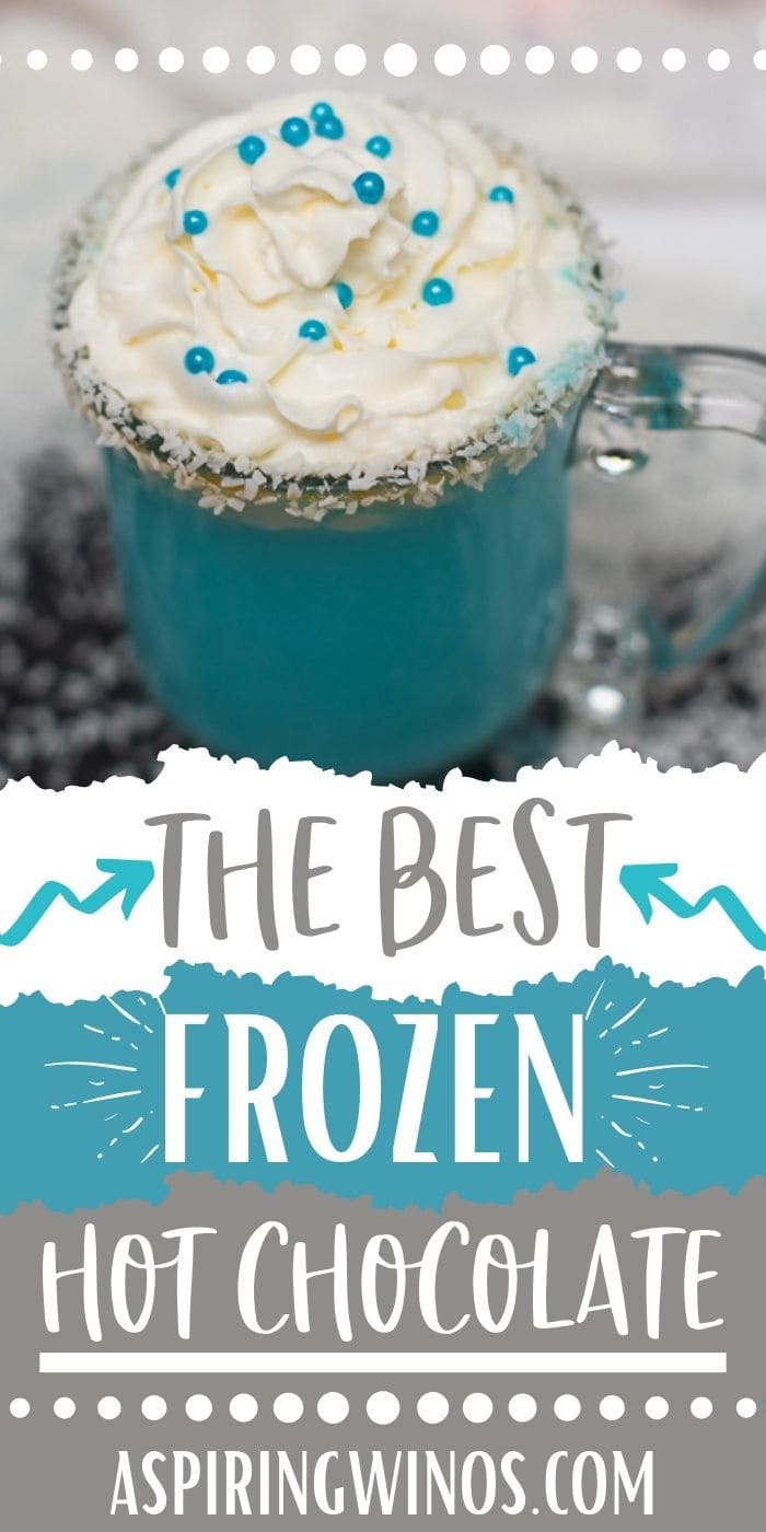 Frozen Hot Chocolate Cocktail | Coconut Rum Cocktail | White and Blue Cocktails | Blue Cocktails | Winter Cocktails | Hot Chocolate Cocktails | Warm Cocktails | #cocktail #hotchocolate #frozen #recipe #witner