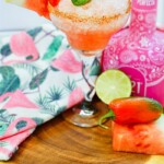 Frozen Spicy Watermelon Margarita | Jalapeno and Watermelon Margarita | Tequila Margarita Recipe | Tequila and Triple Sec Cocktail | Summer Drink Ideas #FrozenSpicyWatermelonMargarita #Margarita #Tequila #TripleSec #SummerDrinks #WatermelonMargaritaRecipe