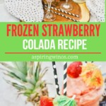 Frozen Strawberry Colada Recipe | Frozen Drink Recipes | Rum Based Cocktails | Frozen Rum Cocktails | Strawberry Colada #FrozenStrawberryColada #FrozenCocktails #RumCocktails #StrawberryCocktails #CocktailRecipe