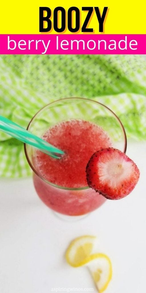 Frozen Spiked Berry Lemonade Aspiring Winos