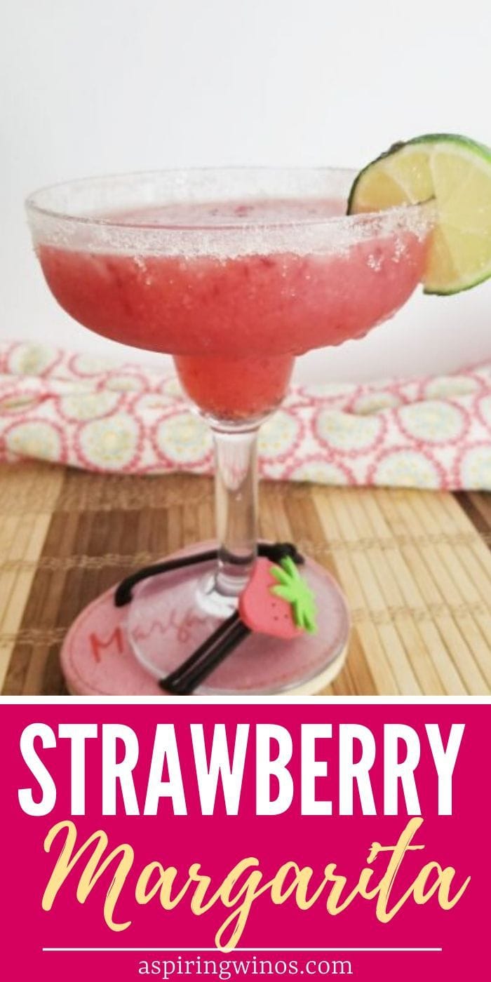 Fruity Strawberry Margarita Recipe | Margarita for National Margarita Day | Best Strawberry Margarita | How to Make a Margarita | How to Make a Strawberry Margarita | #margarita #cocktail #recipe