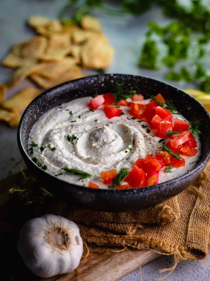 Whipped Garlic Feta Dip