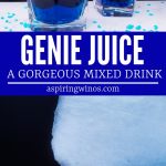 Genie Juice Cocktail | Blue Pucker Cocktail Recipes | Aladdin Inspired Cocktail | Cotton Candy Recipes | Cotton Candy Cocktails #AladdinCocktails #GenieJuiceCocktail #BluePuckerCocktailRecipes #CottonCandyRecipes #CottonCandyCocktails