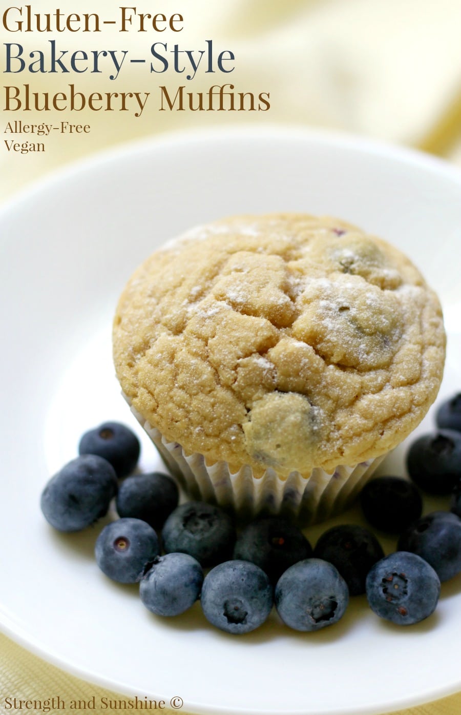 Bakery Style Blueberry Muffins