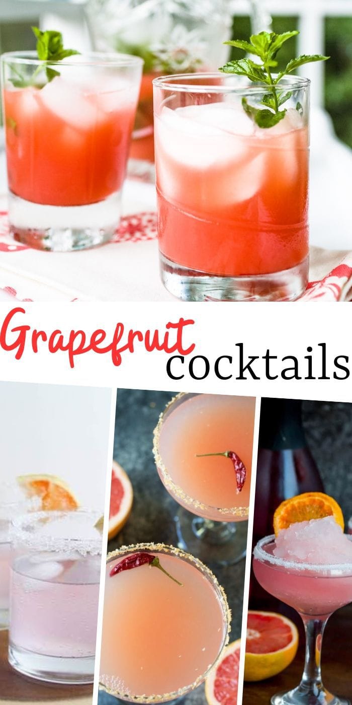 cocktails with grapefruit juice