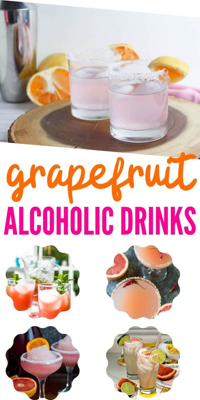 Grapefruit Alcoholic Drinks | The Best Grapefruit Cocktails | Cocktails with Grapefruit Juice | What Cocktails Can You Make with Grapefruit Juice | Alcoholic Drinks Made with Grapefruit | #grapefruit #cocktails #sourcocktails #grapefruitcocktail