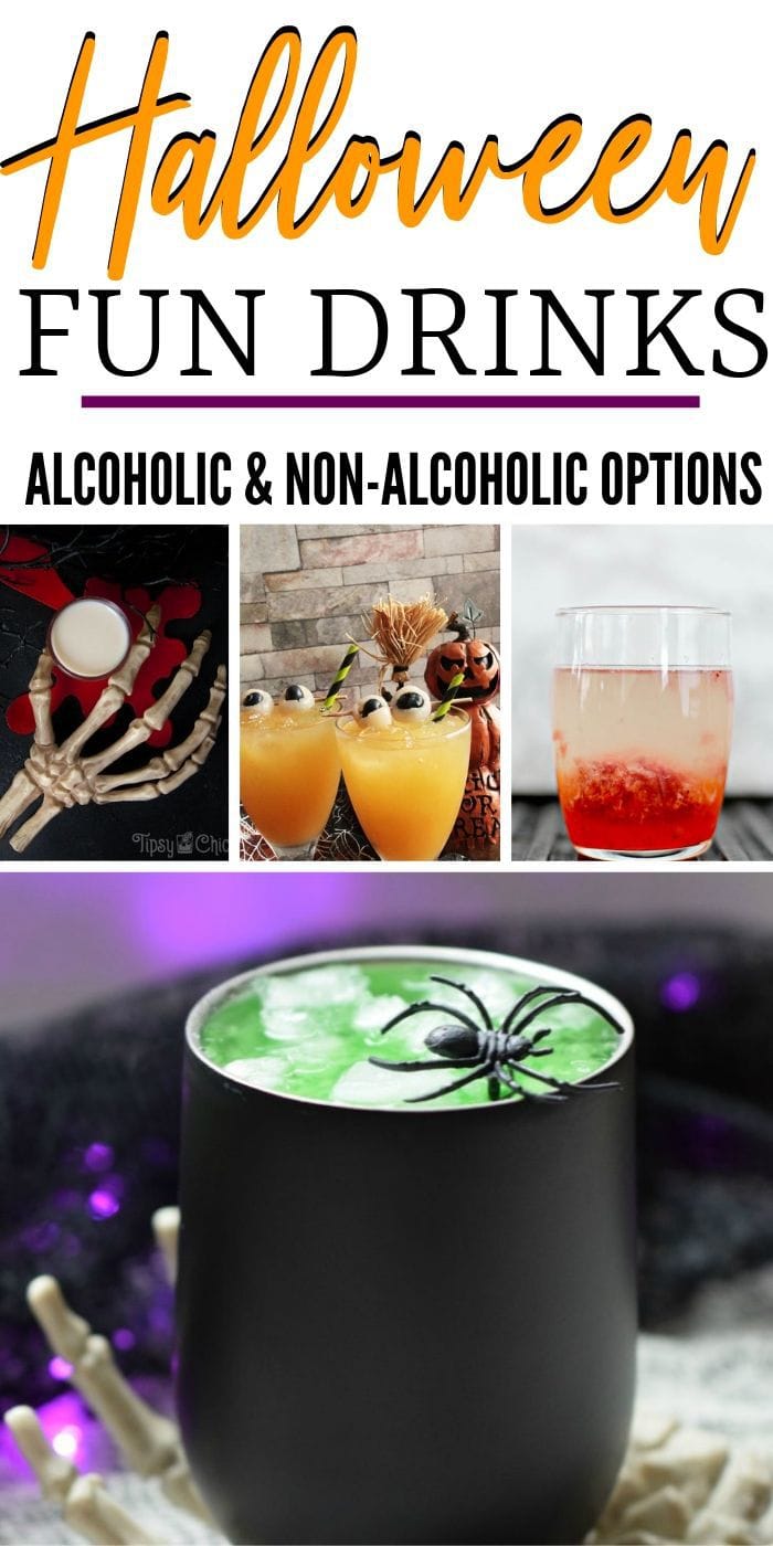 Fun Halloween Drinks Alcoholic and Nonalcoholic Aspiring Winos