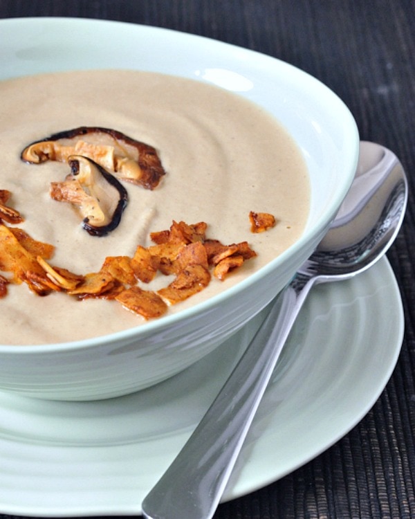 Mushroom Dishes to Pair with Pinot Noir - Roasted mushroom bisque