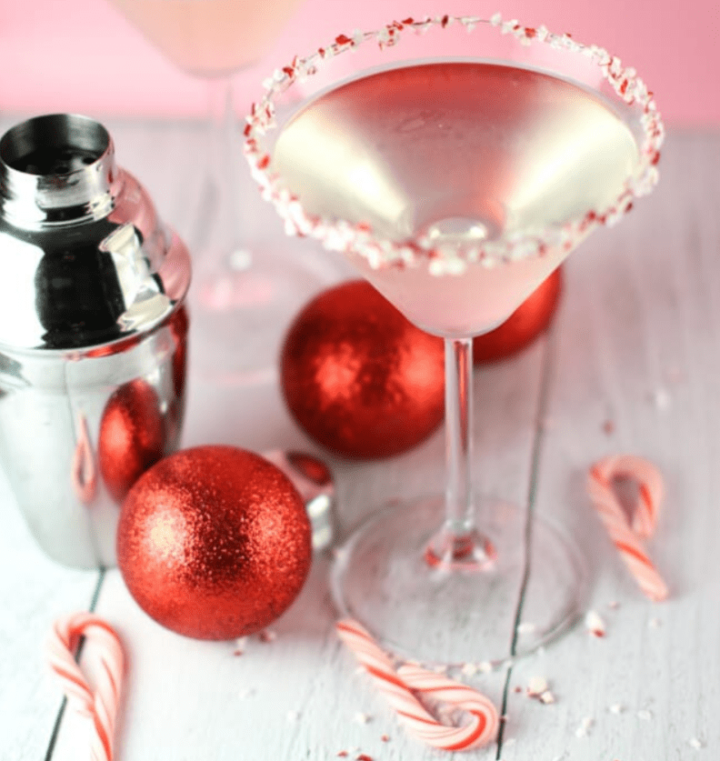 Holly Jolly Peppermint Martini Recipe