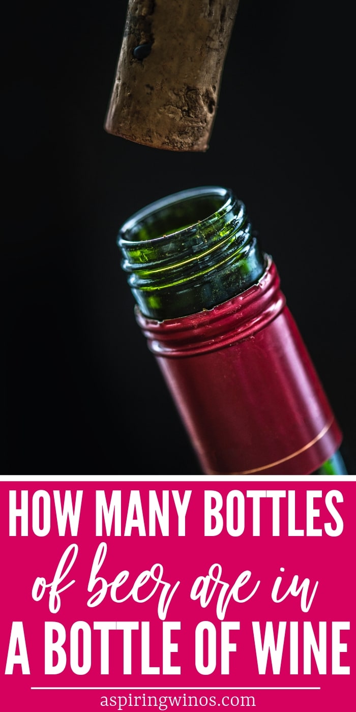 How many bottles of beer are in a bottle of wine? We tell you how big a standard bottle of beer is, how much alcohol it contains and how that compares to other beverages out there. #beer #wine #alcohol #servings #cans #bottles