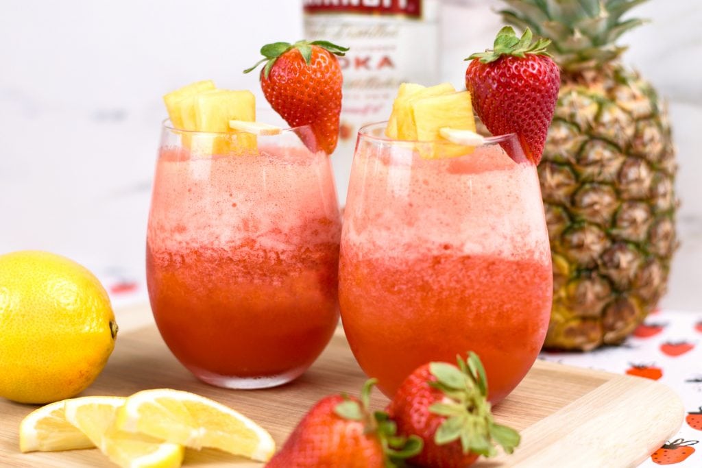 Frozen Strawberry Pineapple Lemonade, Comfort Food Ideas