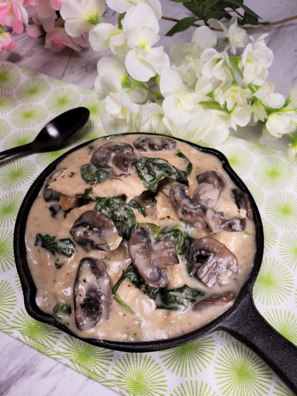 Mushroom Dishes to Pair with Pinot Noir - instant pot creamy parmesan garlic mushroom chicken