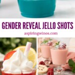 Jello Shots Perfect For Gender Reveal Parties | Pink Jello Shot Recipes | Blue Jello Shot Recipes | Pink and Blue Jello Shot Recipes | Ideas for Gender Reveals | Boozy Gender reveal ideas #Pink #Blue #Jello #Shots #JelloShots #PinkJelloShots #BlueJelloShots #GenderReveal